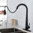 Topcraft Single Handle Single Hole Pull Down Kitchen Sink Faucet with Deck Plate-71541378