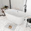 Baignoire de trempage autoportante en acrylique 67 po x 31 po-105532376