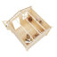 Piagge 8 x 8 Ft. Tongue & Groove 19mm Log Cabin-29354223