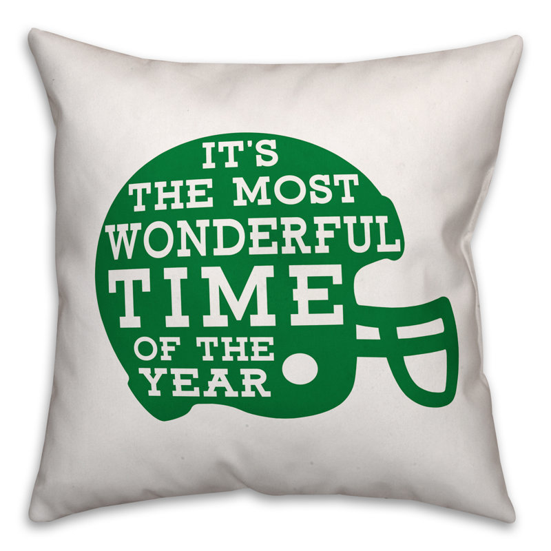 Outdoor Reversible Throw Pillow, Light Green