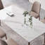 Ensembles de table de salle à manger modernes en bois massif avec plaques en pierre.-104978775