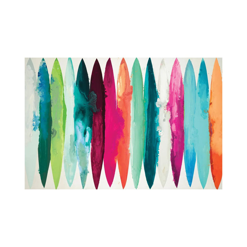 «Even Flow V1» par Randy Hibberd, reproduction d'art sur toile tendue, H 26 po x l 40 po x 1,5 po