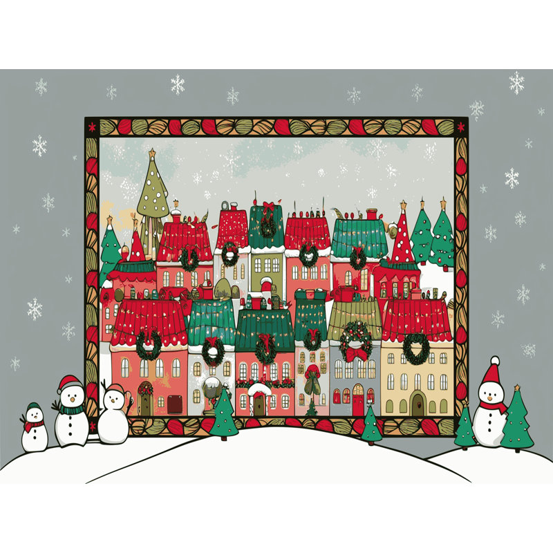 Tapis de Noël, Rectangulaire 2 pi x 3 pi