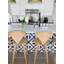 Ensemble de deux tabourets de comptoir Norman