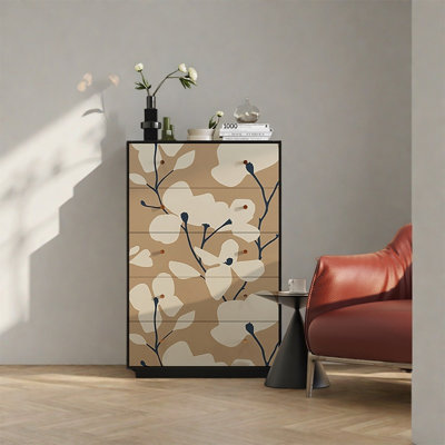 Armoire de rangement moderne avec 5 tiroirs