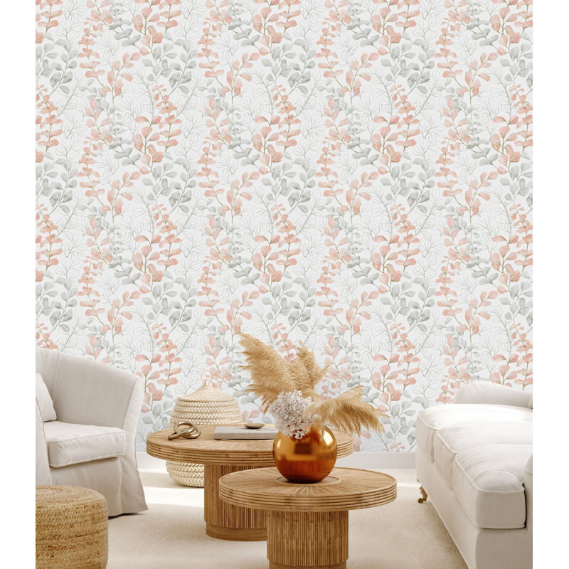 Floral Tile, 2.08' W x 10.42' L