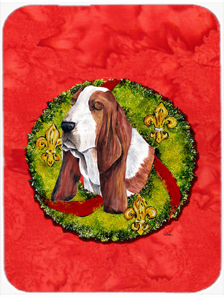 Planche à découper en verre Basset Hound