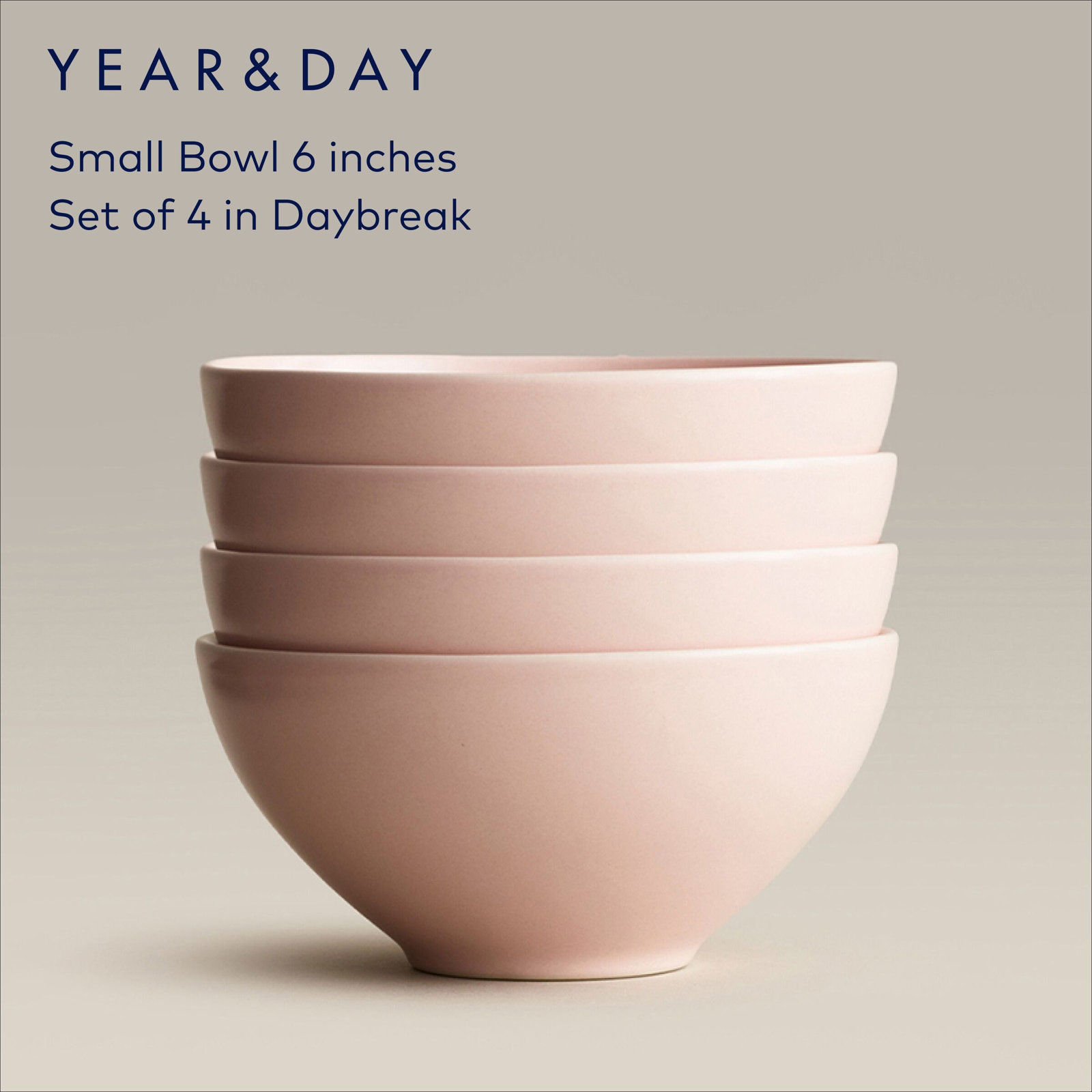 Year & Day Ceramic Small Bowls, Daybreak