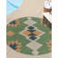 Tapis d'intérieur / extérieur vert Lauryn-1682246886