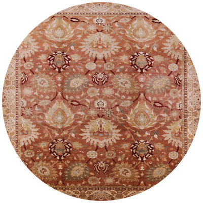 Tapis oriental rouge / vert clair Peder