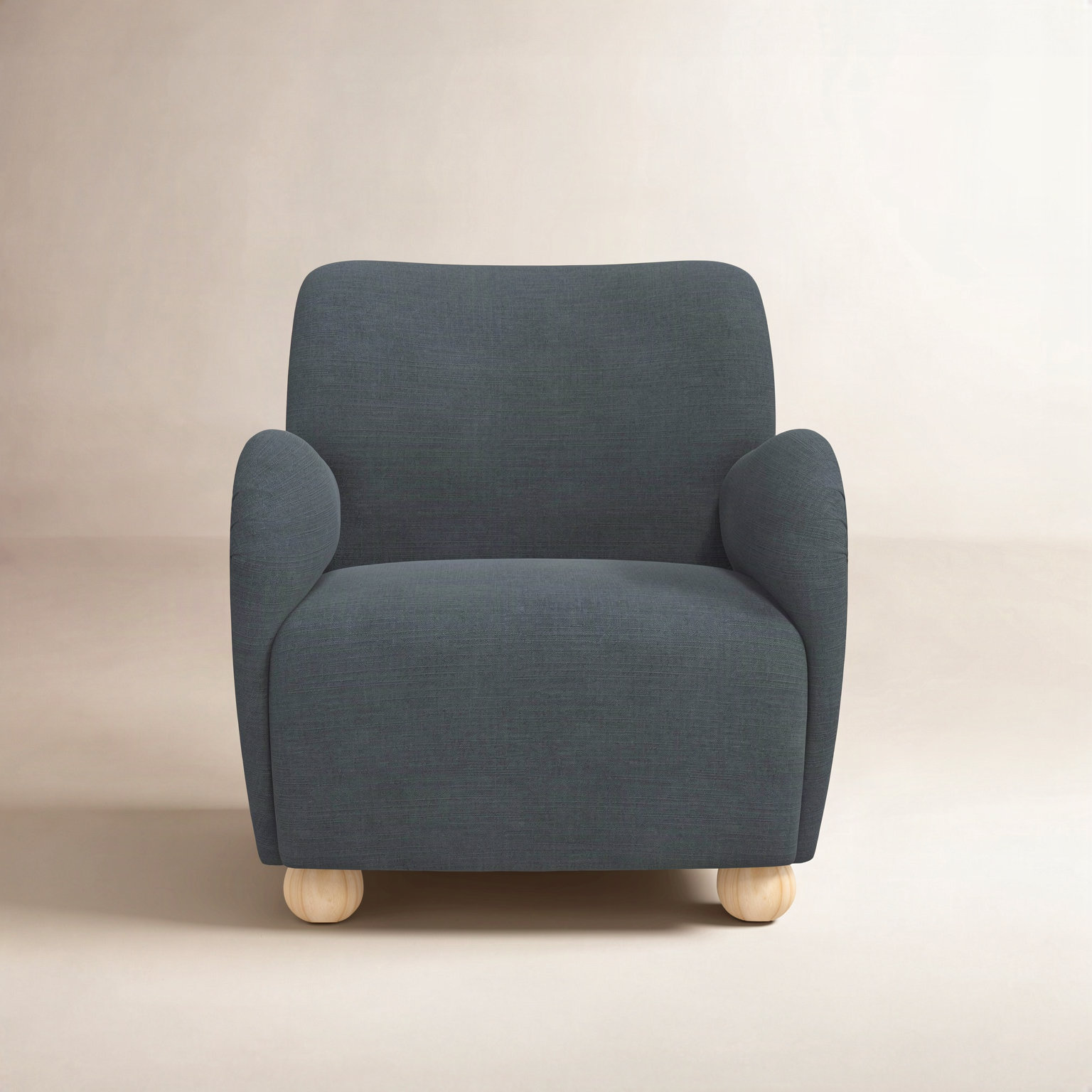Cowen Armchair, Classic Navy Linen
