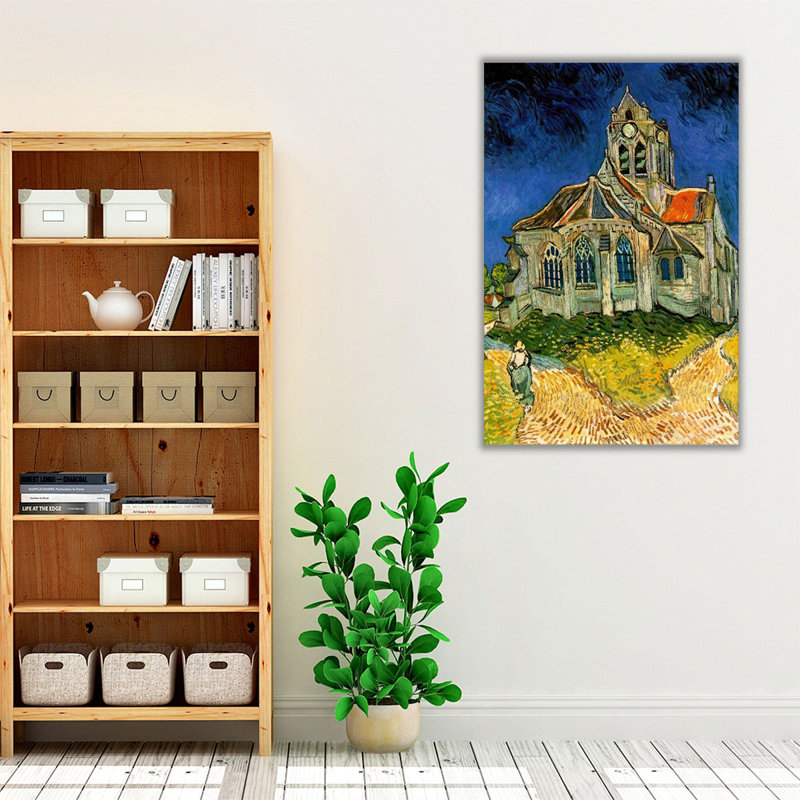 «The Church at Auvers», 1890, reproduction d'art sur toile, H 36 po x l 24 po