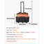 Sac à outils roulant sur roulettes 27 po