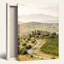 Ensemble de 1 tableau sur toile représentant un paysage toscan-4346425-4346426