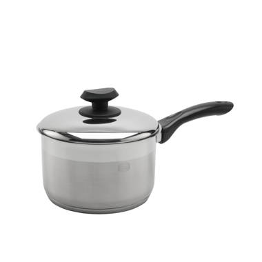 Anolon Nouvelle Copper Stainless Steel 3.5-Quart Covered Saucepan