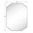 Scalloped Black Bathroom Mirror Decorative Matt Black Metal Framed Irregular Bathroom Vanity Mirror Wall Mounted 32 x 24''-1450270267-1450270244