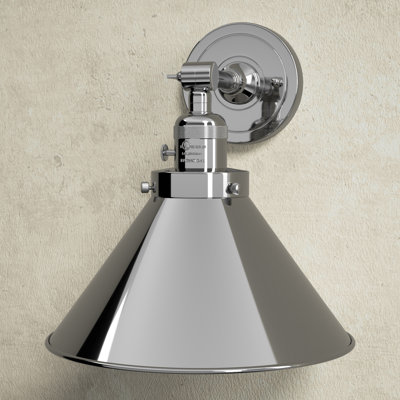 Dillon Single Light Dimmable Armed Sconce
