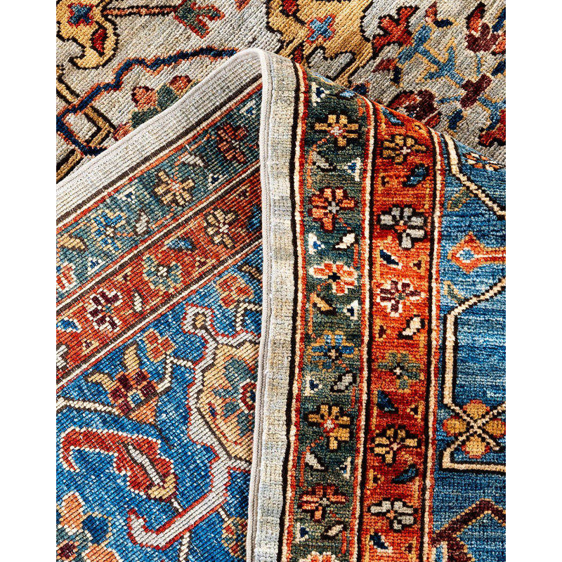 Serapi One-of-a-Kind Rectangle 9' X 11'8" Hand Knotted Area Rug