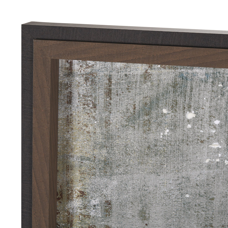 «Eclipse I» par Studio A, reproduction d'art encadrée à la main emmêlée sous verre, Environment I, 37.5L x 1.6W x 55.5H