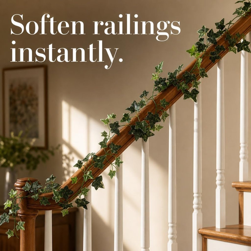 Gearold 72'' in. Faux Ivy Garland