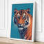 Tiger's Gaze Modern - Wrapped Canvas-12401300-12401298
