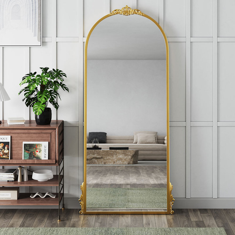 Kristian Iron Arch Mirror, 180cm H x 80cm W