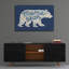  «Lakeside Days Xi Blue» par Laura Marshall, art mural en verre acrylique, 36 po x 24 po-1614053349