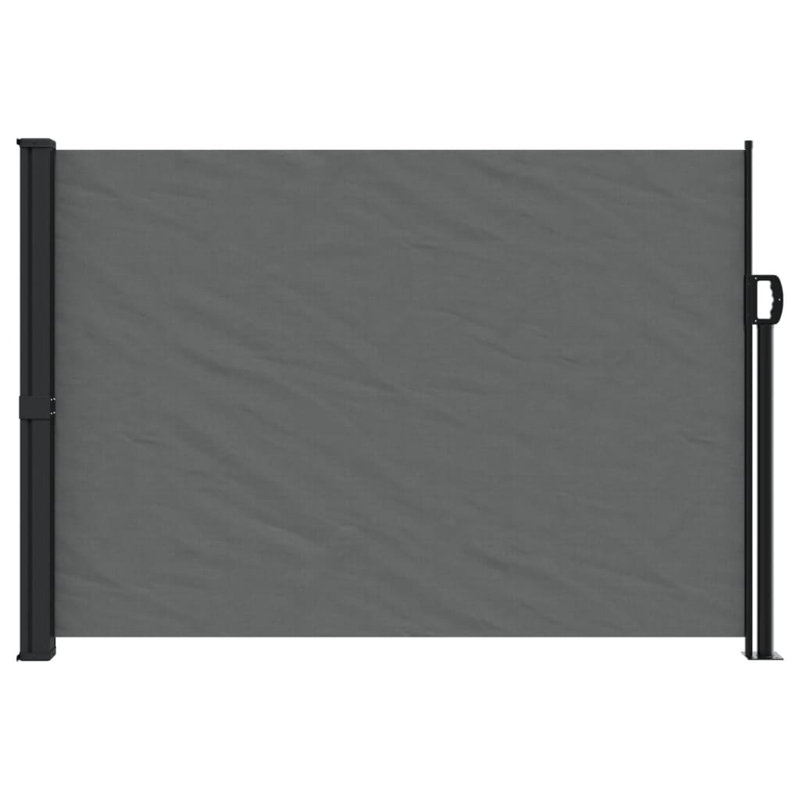 Retractable Side Awning, Anthracite, 140cm H x 600cm W