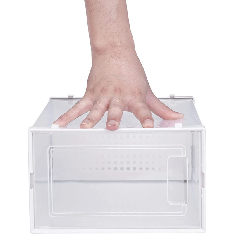 12 Pair Stackable Shoe Storage Box