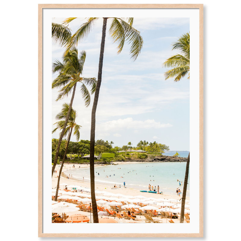 Mauna Kea Print by Carly Tabak, Natural Wood, 26" W x 36" H