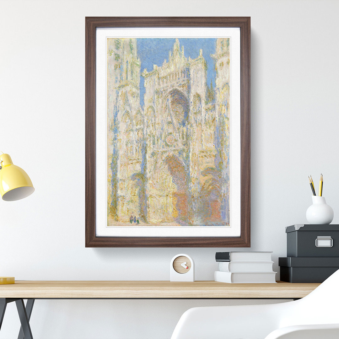 Rouen Cathedral Vol.2 by Claude Monet - Picture Frame Painting