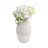 Dakota Fields Arroyo 3D Printed Porcelain Vase, Ivory-836377005