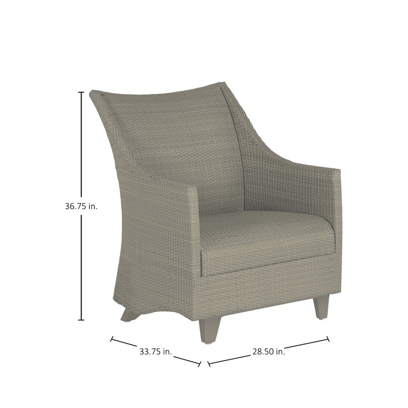 Athena Plus Patio Lounge Chair, Oyster
