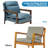 Upholstered Accent Chair-782159602