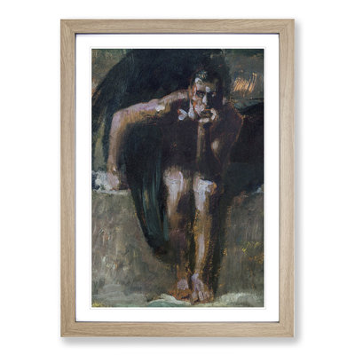 Lucifer Vol.2 by Franz Von Stuck - Picture Frame Painting