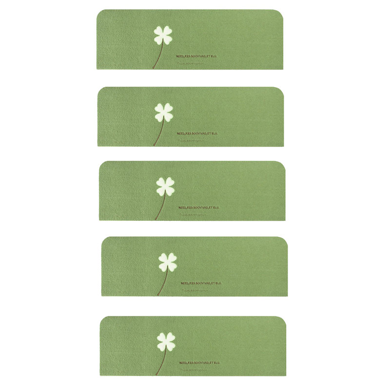 Tapis d'escalier lumineux Bastrie, Vert clair