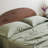Zen Crinkled Comfort Flat Sheet (Matcha)-118929521