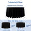 4 pièces / paquet de nappes rondes de couleur unie en polyester de 120 pouces de couleur unie, disponibles en plusieurs couleurs, parfaites pour la décoration de mariage, la décoration intérieure et la conférence, cet accessoire de cuisine durable es-615113017