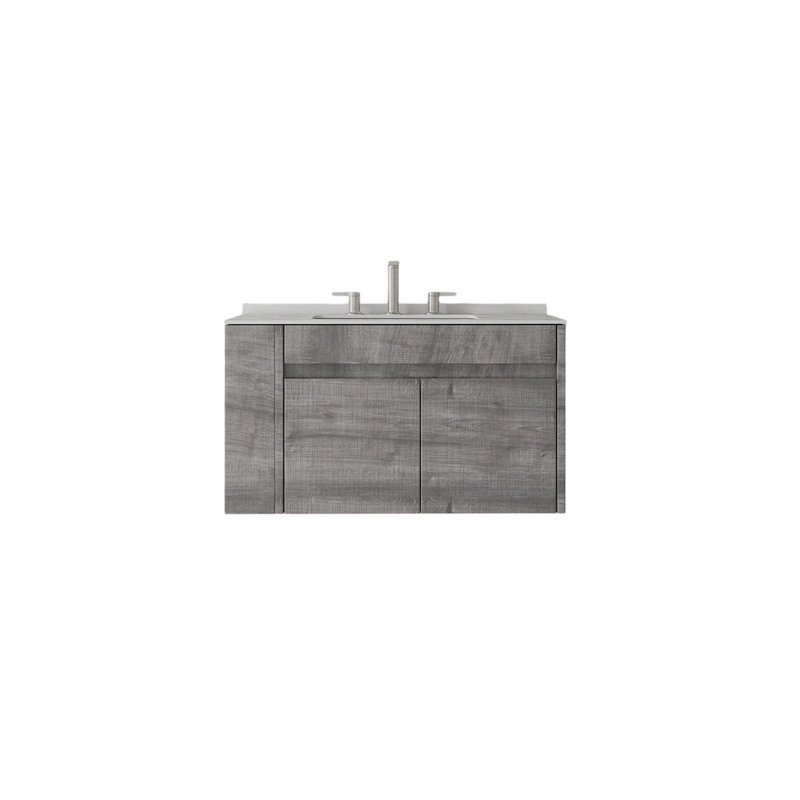 Meuble-lavabo flottant avec lavabo