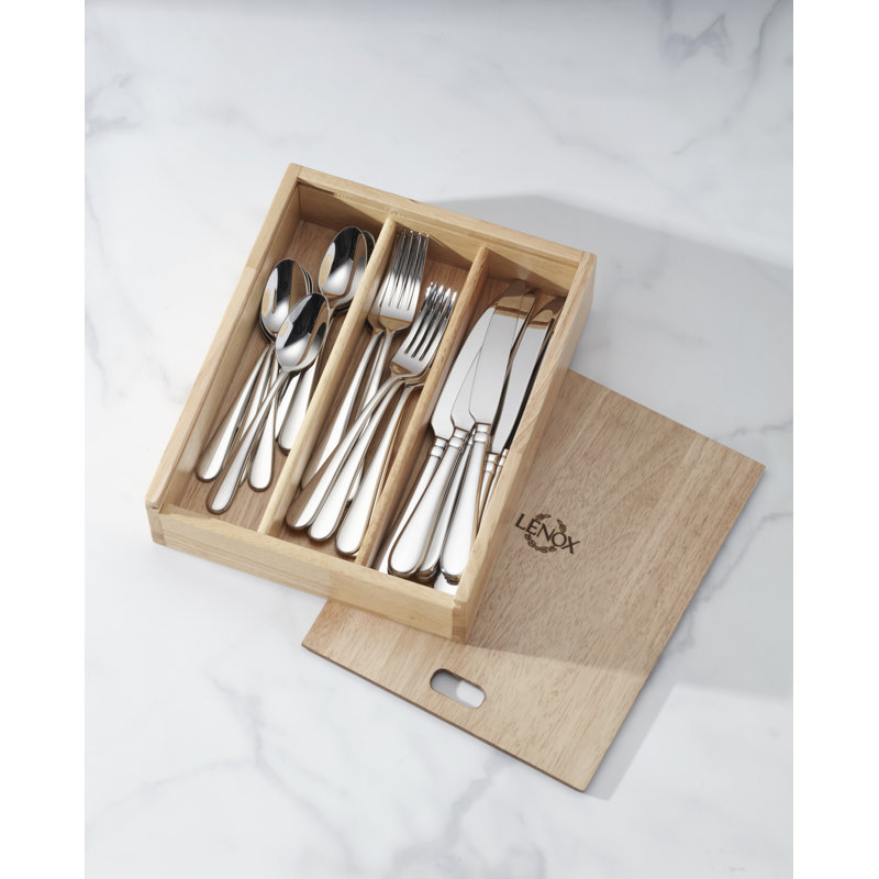 Lenox Studio 1414 Mirror 24 Pc Fw Set W/Caddy