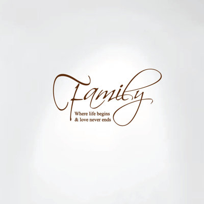 Text & Numbers Non-Wall Damaging Wall Decal