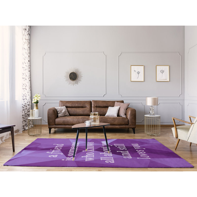 Tapis en poly-chenille en poly-gemme love, Rectangle 9 pi x 12 pi