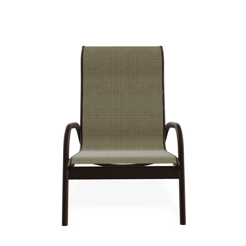 Gardenella Patio Chair, Elevation Stone, Kona