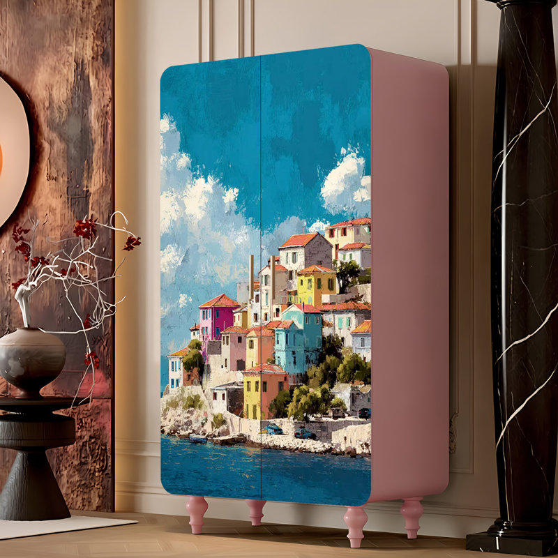 Household minimalist creative art wardrobe