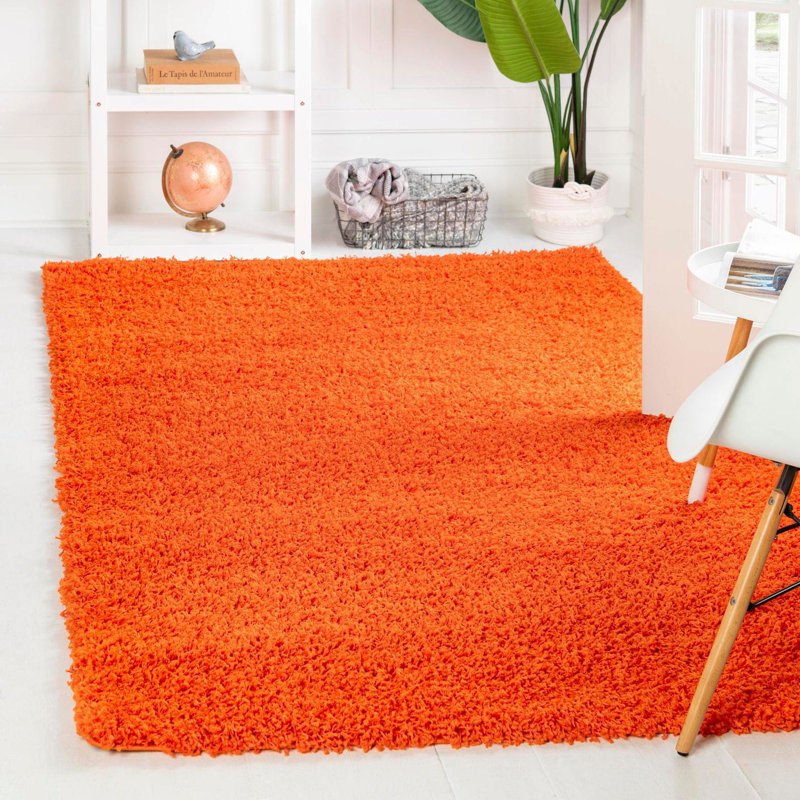 Tapis orange Torun, Rectangle 6 pi 1 po x 9 pi
