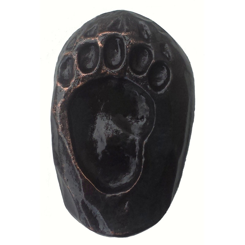 Poignée fantaisie Wildlife, Bronze huilé, Gauche