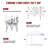 Amber-Lee 96'' W x 180'' D Steel Pop-Up Canopy-89060226-89060232