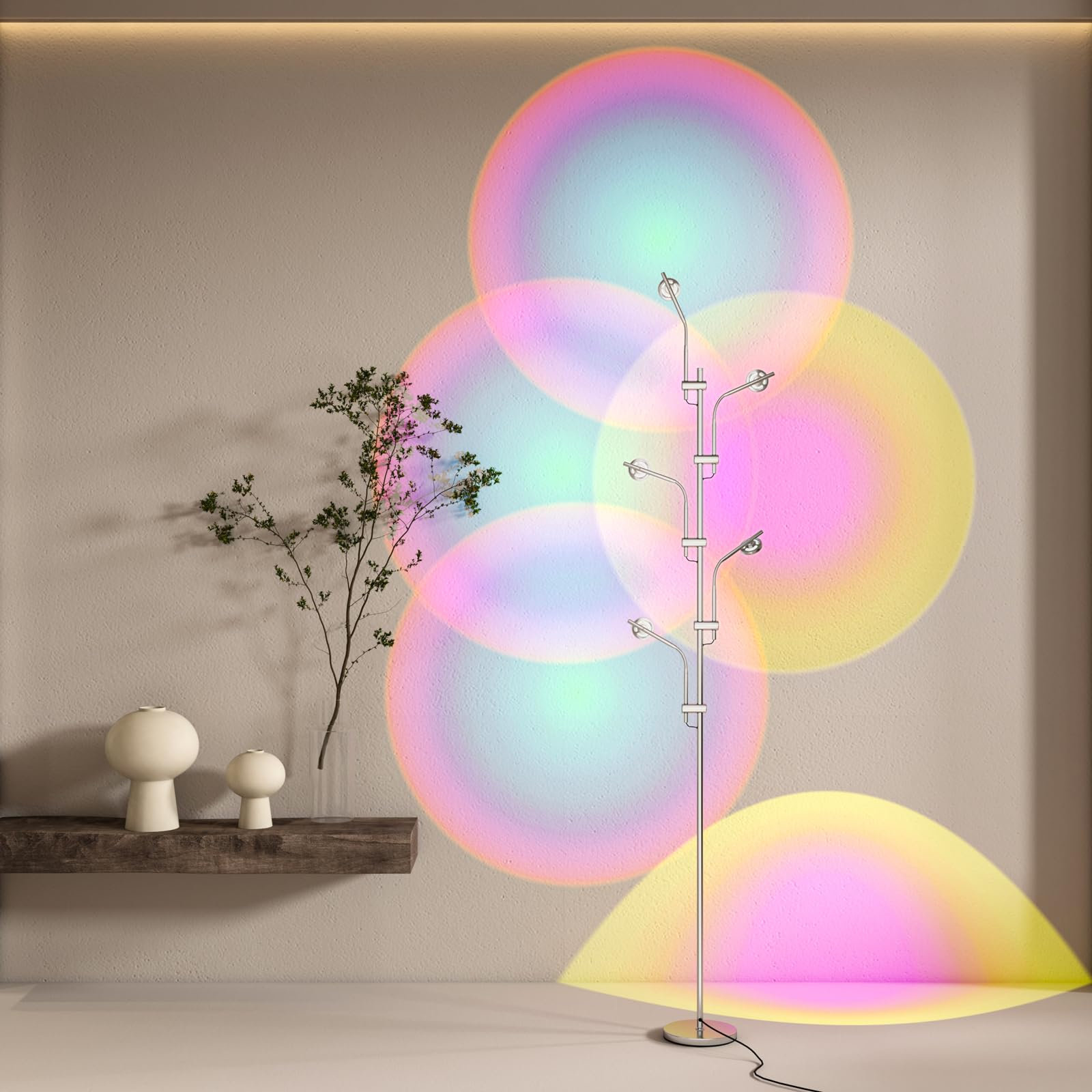 Brayden Studio Baigh LED Projector Floor Lamp | Wayfair