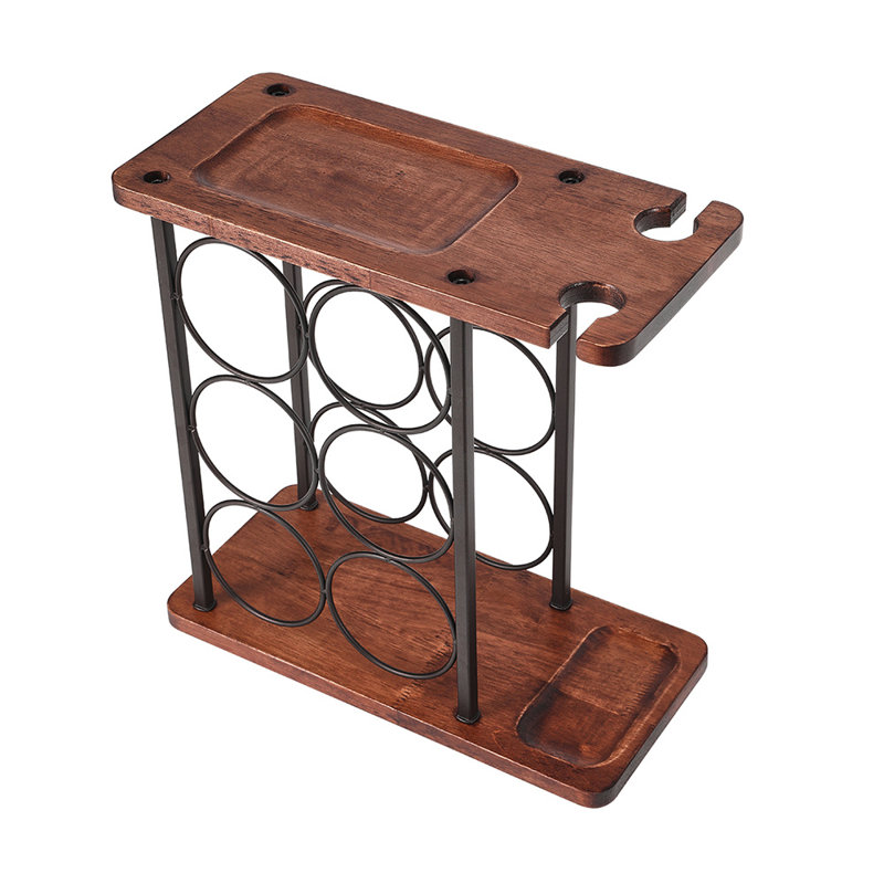 Aishani 6 Bottle Open Shelving Wine Bottle Rack