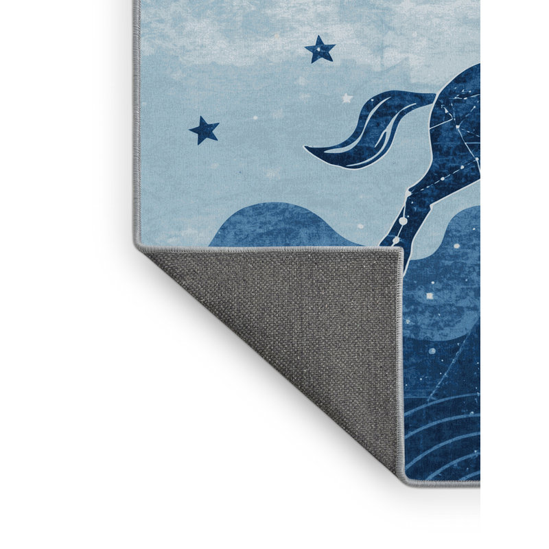 Tapis gris moelleux doux et moelleux Kline Posch & Luxe, 8 x 10
